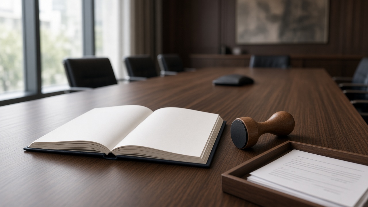 Corporate exhibits and sealed embezzlement files in a law office