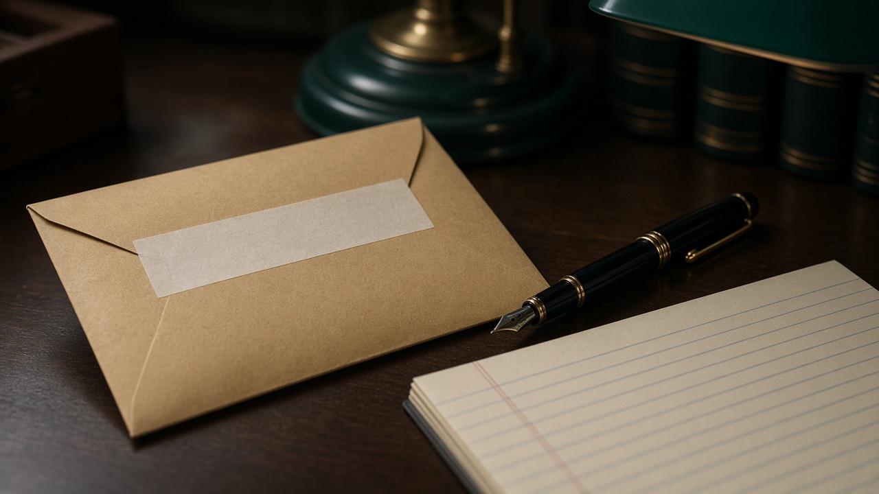 Sealed methamphetamine exhibit and lab-report folder in a law office