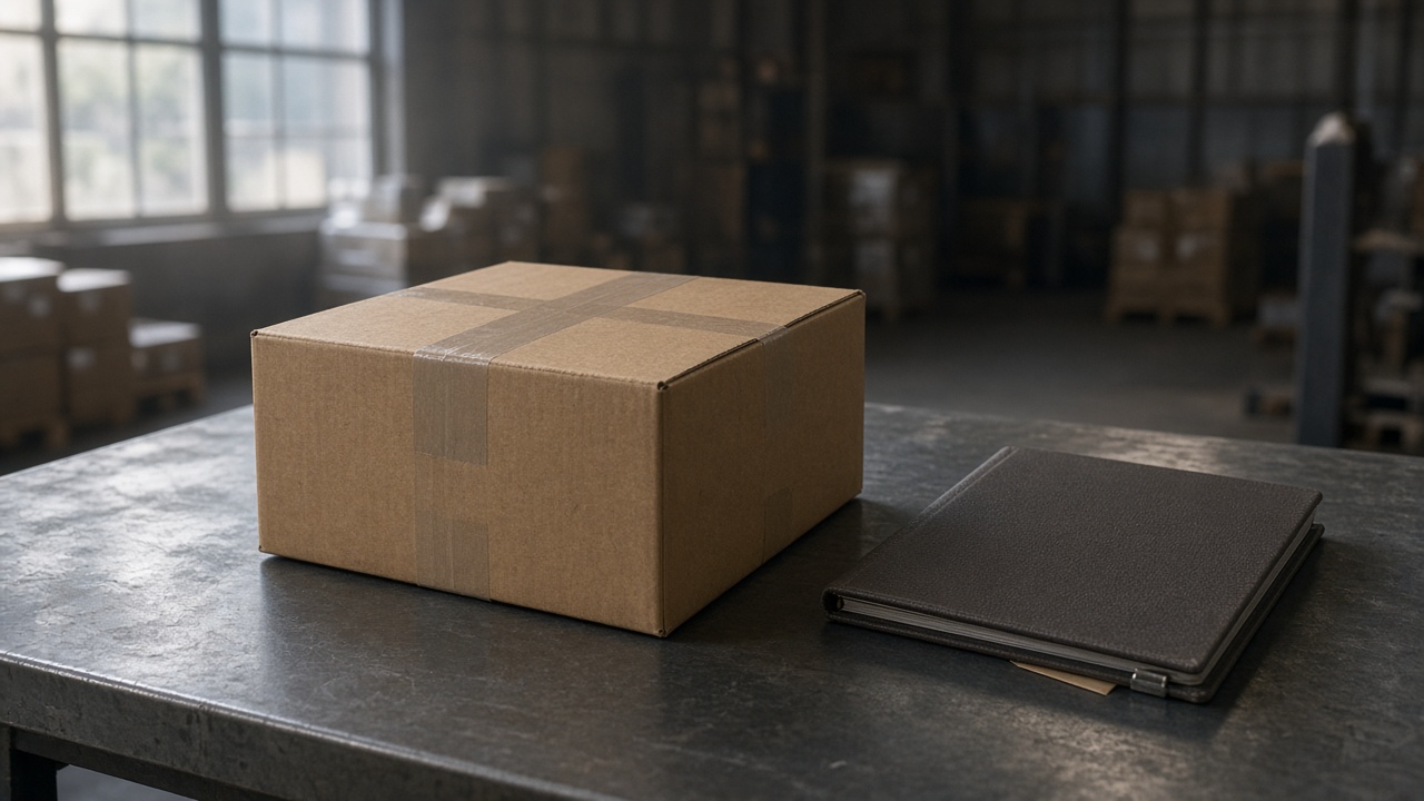 Parcel sealed as a court exhibit beside trafficking case files